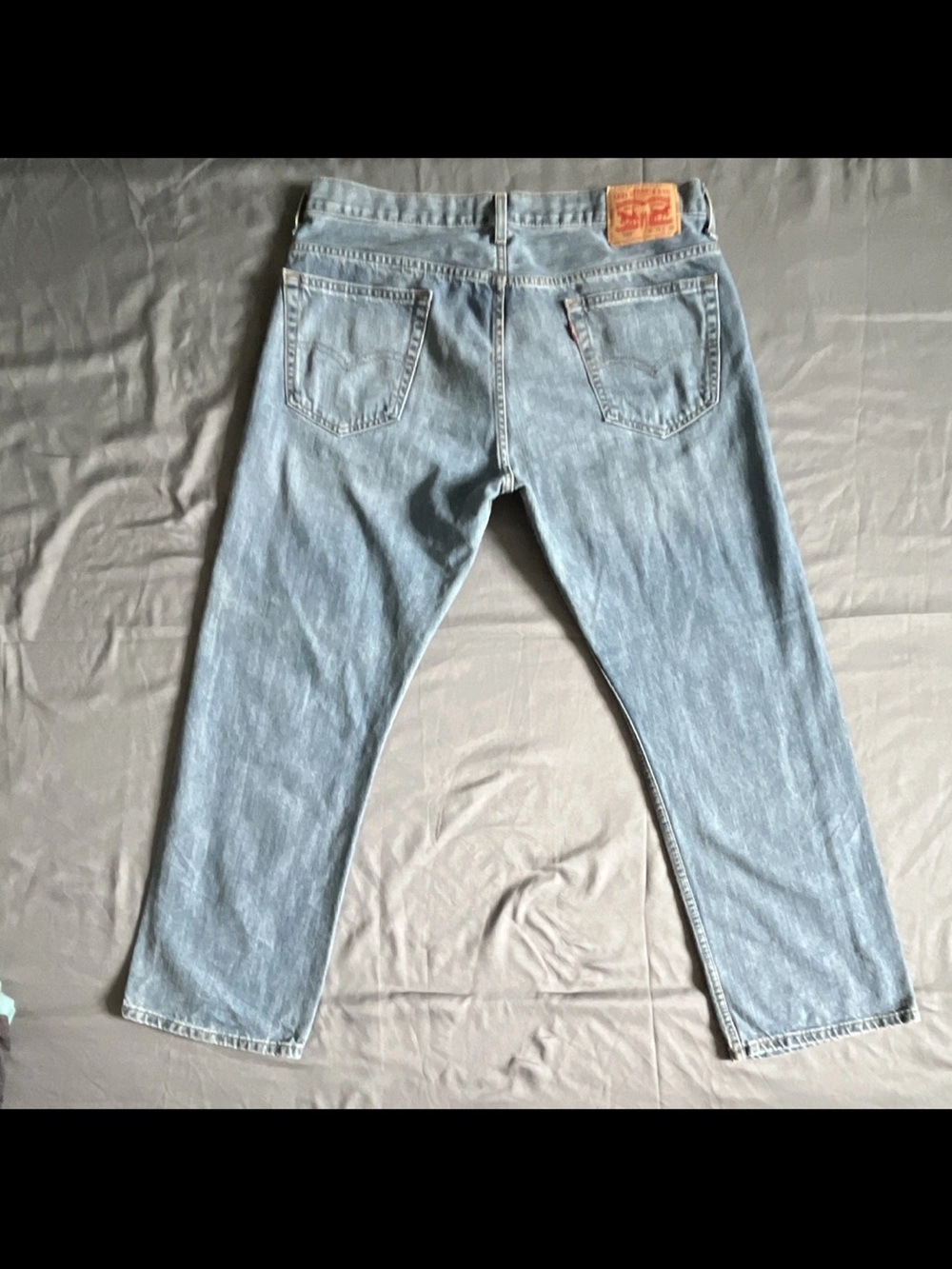 Levi's 569 Loose Straight Jeans Mens Light Wash Baggy Denim 34x30
